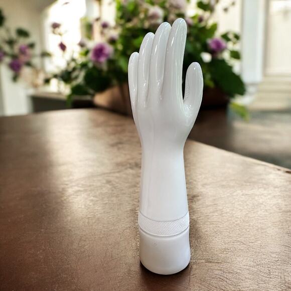 Vtg. Porcelain Latex Glove Mold General Porcelain 1982 Urban Industrial Decor - Picture 5 of 16